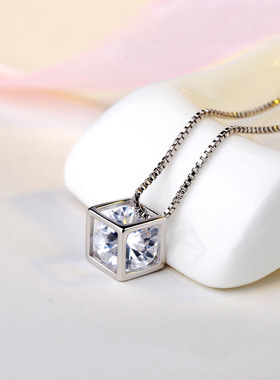 爱的记忆纯银项链森系情人节