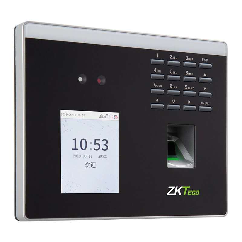 Zkteco dynamic face recognition facial punch-in machine