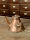 1950s French medieval coffee pot vintage red copper teapot tin-plated vintage French coffee set 2#