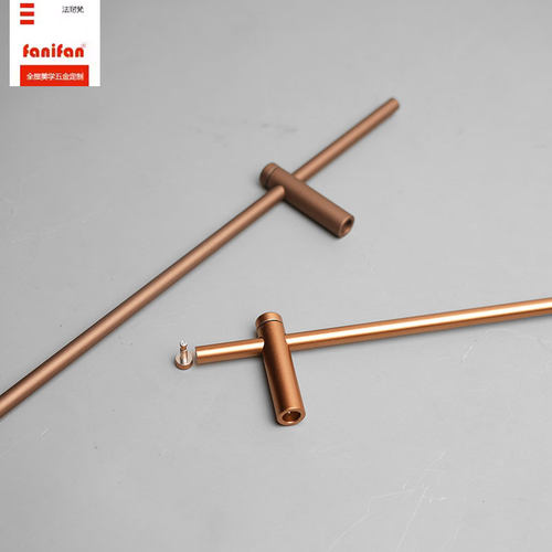 8mm铝合金圆管护栏木柜围栏护栏档杆多功能装饰杆支撑杆极简档杆 - 图3