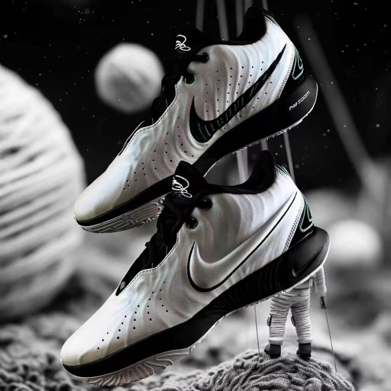 Nike Lebron 21  EP 低帮 篮球鞋男女同款银黑国内版HF5842-100,淘宝优惠券,粉丝福利购,淘宝优惠卷