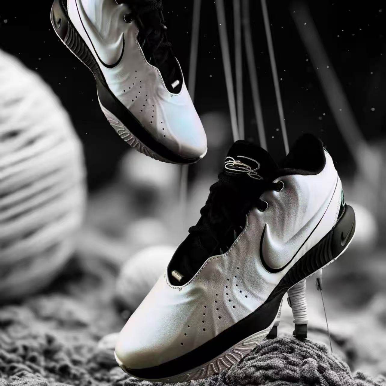 Nike Lebron 21  EP 低帮 篮球鞋男女同款银黑国内版HF5842-100,淘宝优惠券,粉丝福利购,淘宝优惠卷