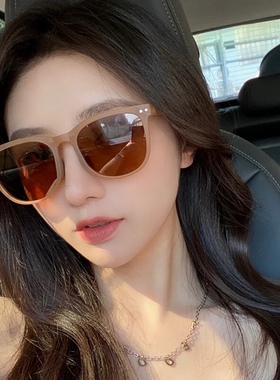 蕉下同款折叠偏光太阳镜复古男女潮流墨镜便携防紫外线潮轻薄眼镜
