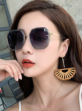 防晒防紫外线度数小脸近视墨镜