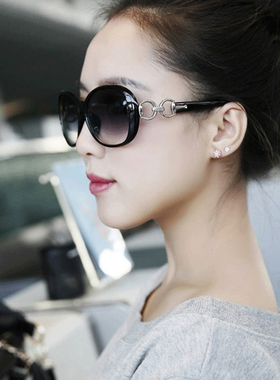 圆脸成品带度数近视墨镜