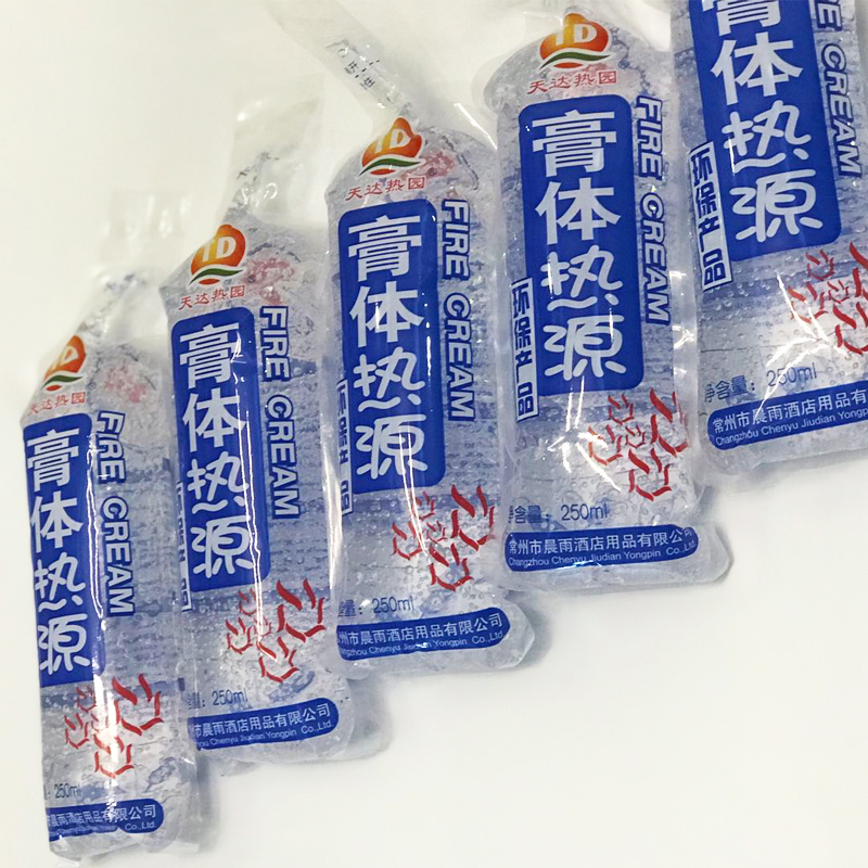 天达膏体热源罐装固体酒精小火锅干锅烧烤用户外燃料固态胶体酒精-图1