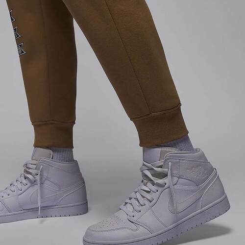 正品NIKE/耐克JORDAN男加绒保暖运动休闲收口针织长裤FN4620-010 - 图3