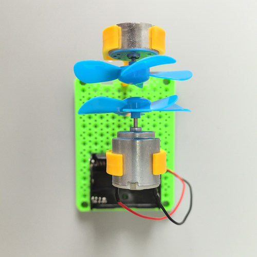 模拟风力发电小系统直流小型微型发电机迷你DIY实验手工制作模型 - 图2