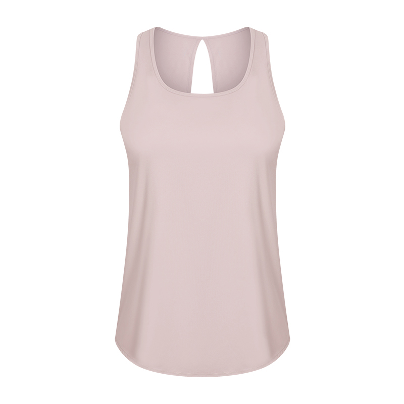 lulu原厂瑜伽罩衫背心女透气美背夏季裸感露背瑜伽服无袖健身T恤 - 图3