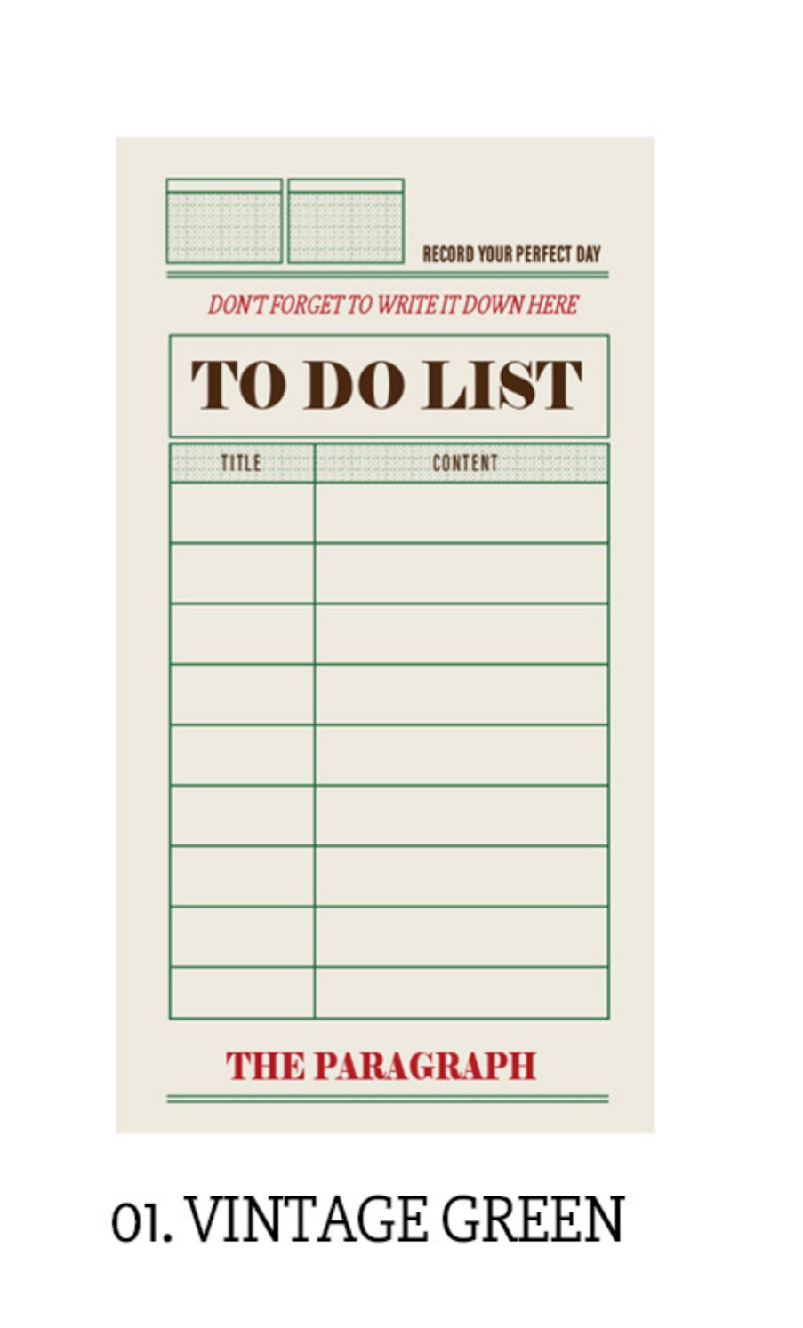 monolike the paragraph memo pad checklist todolist待办事项本 - 图3