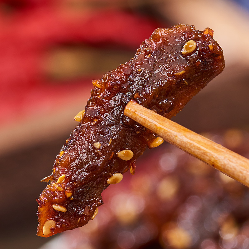 湘彬麻辣牛肉干特产牛肉粒熟食品夜宵小吃休闲零食即食牛板筋解馋