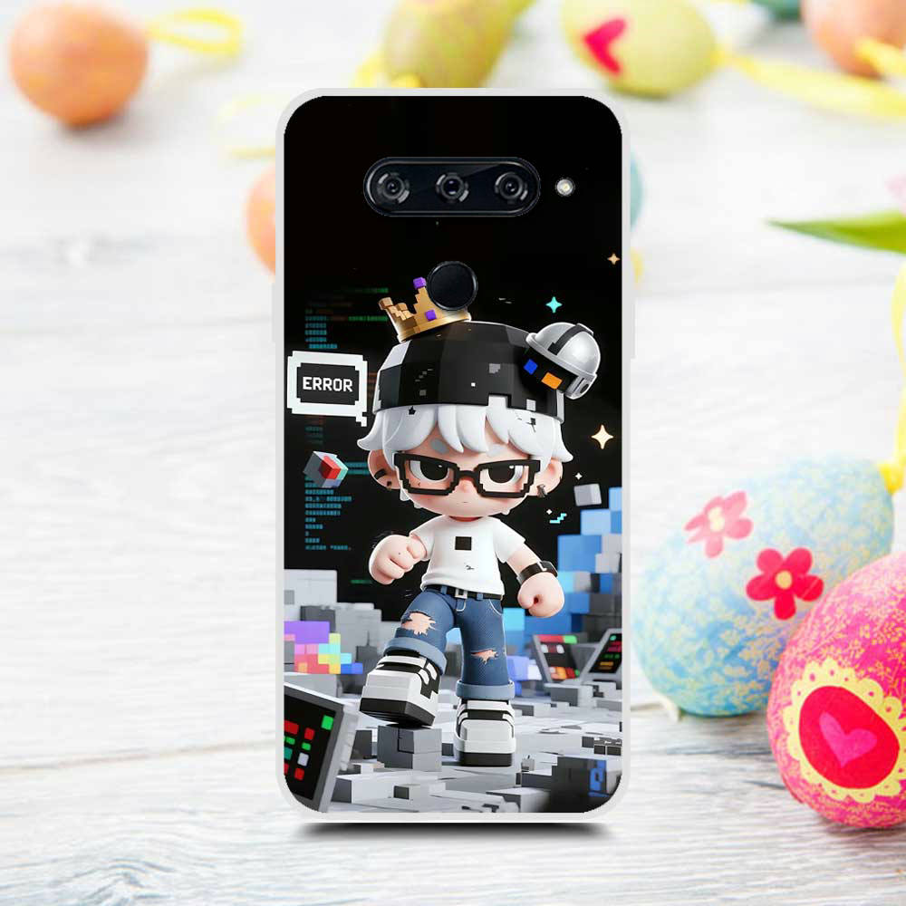 适用LG V50 ThinQ手机壳来图定制 LGV50保护壳 LG v50手机套 新年卡通图案照片定做 - 图3