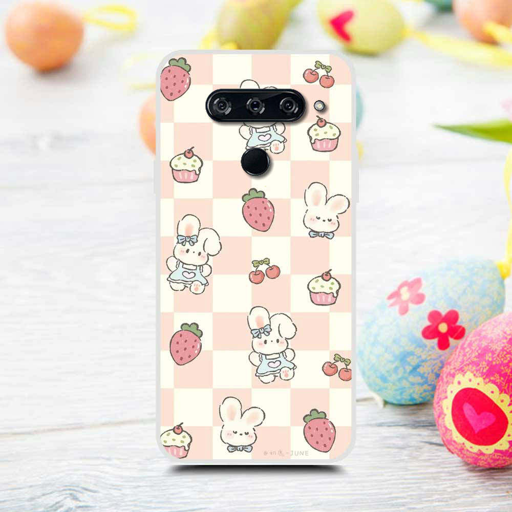 适用LG V50 ThinQ手机壳来图定制 LGV50保护壳 LG v50手机套 新年卡通图案照片定做 - 图0