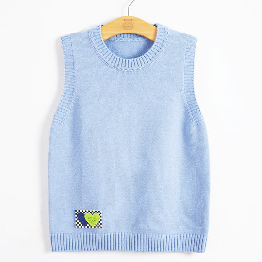 Children's wool vest korean style spring and autumn