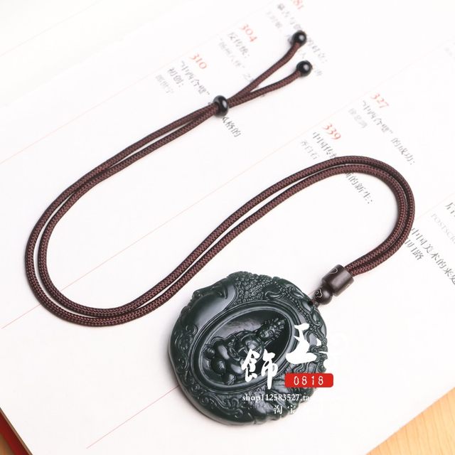 Xinjiang Hotan Jade Guanyin Buddha Jade Pendant