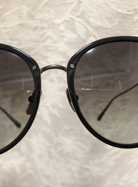 门店款大圆框男女太阳眼镜墨镜实拍质量超好纯钛镜腿黑色144MM