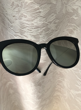 快抢今天特价黑色椭圆框男女太阳眼镜墨镜实拍质量超好反光片带标
