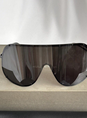 超酷黑色拉风机车墨镜男女太阳眼镜大框一片式挡风镜遮脸质量超好