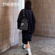 Thearpi polka dot commuter shoulder bag tote bag