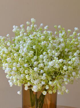 新款仿真花批发假花花束满天星把束手捧花婚礼花艺家居摄影道具
