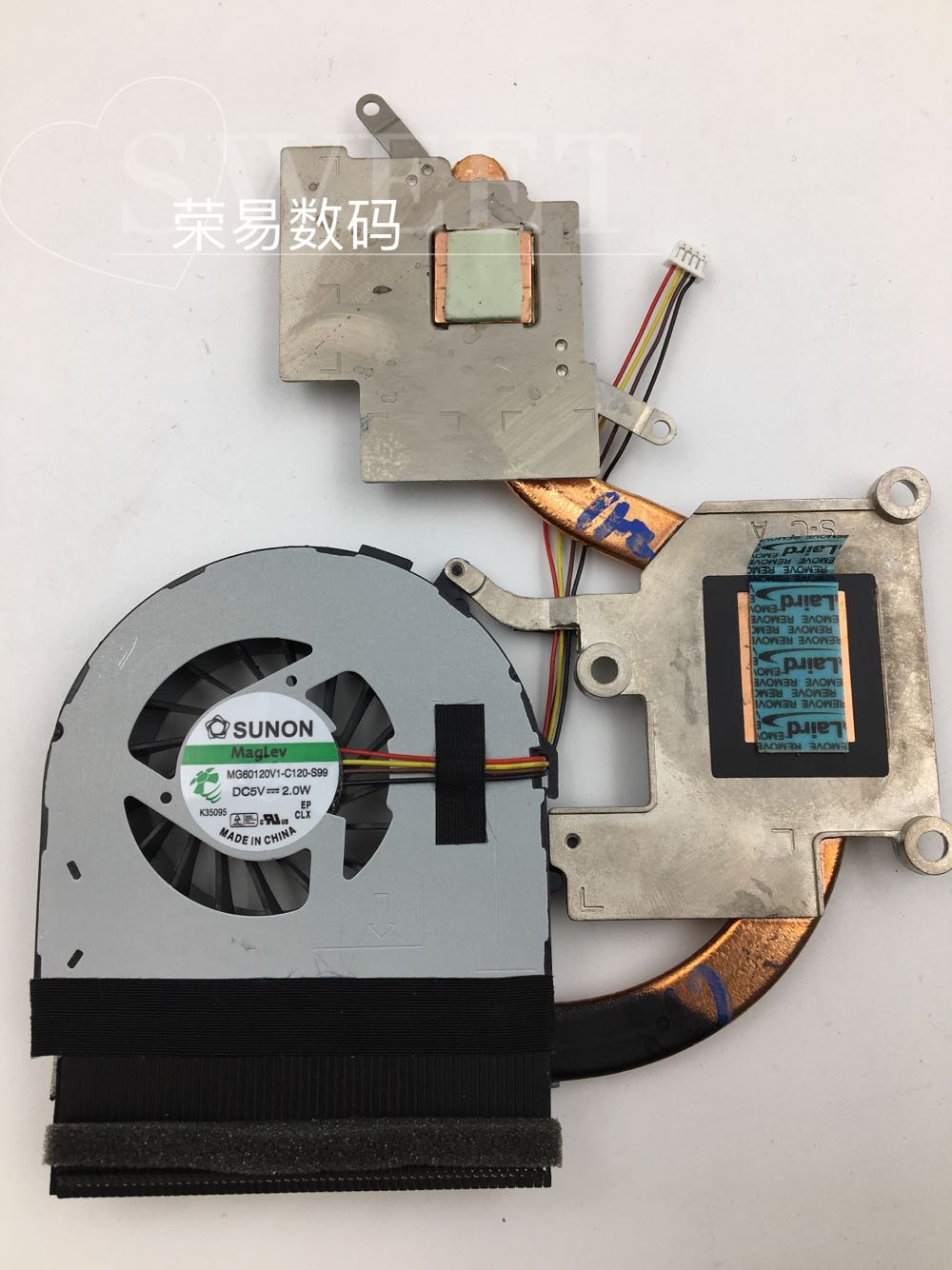 联想G480 G485 G580 G580A G585 散热器 散热铜管风扇AT0R5001AA0 - 图0