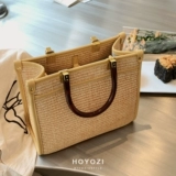 Свежая небольшая дизайнерская оригинальная соломенная сумка на одно плечо