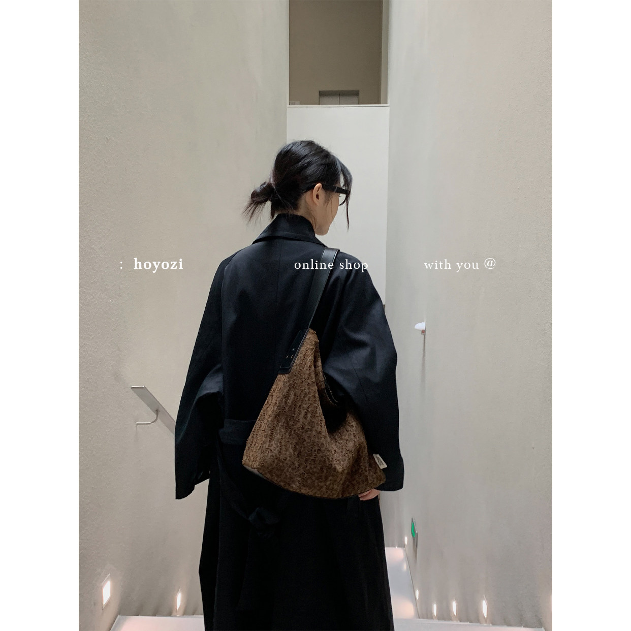 【小优家包包】HOYOZI真皮豹纹帆布单肩大包包女2025秋新款托特,淘宝优惠券,粉丝福利购,淘宝优惠卷