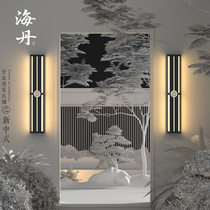 New Chinese OUTDOOR WALL LAMP STAINLESS STEEL COURTYARD LAMP VILLA GARDEN LARGE DOORWAY STRIP YARD WALL LAMP OUTDOOR WATERPROOFING