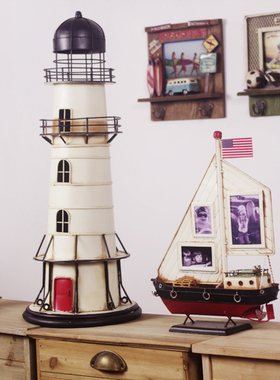 灯塔地中海风手工咖啡厅装饰品