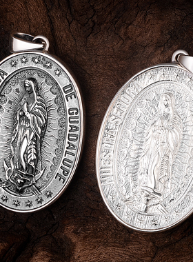 纯饰坊男女925银瓜达卢佩吊坠