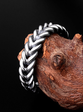 纯银饰品编织情侣活口食指环