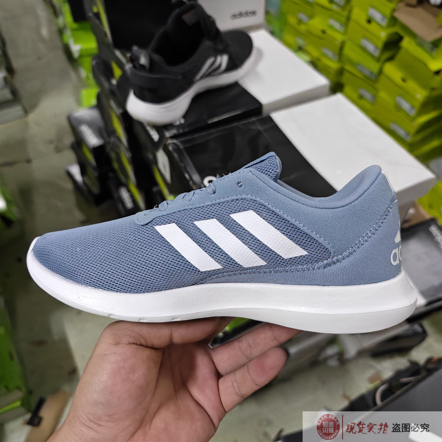 ADIDAS 阿迪达斯 男女 跑步CORERACER 运动 跑步鞋FX3581FX3617 - 图0