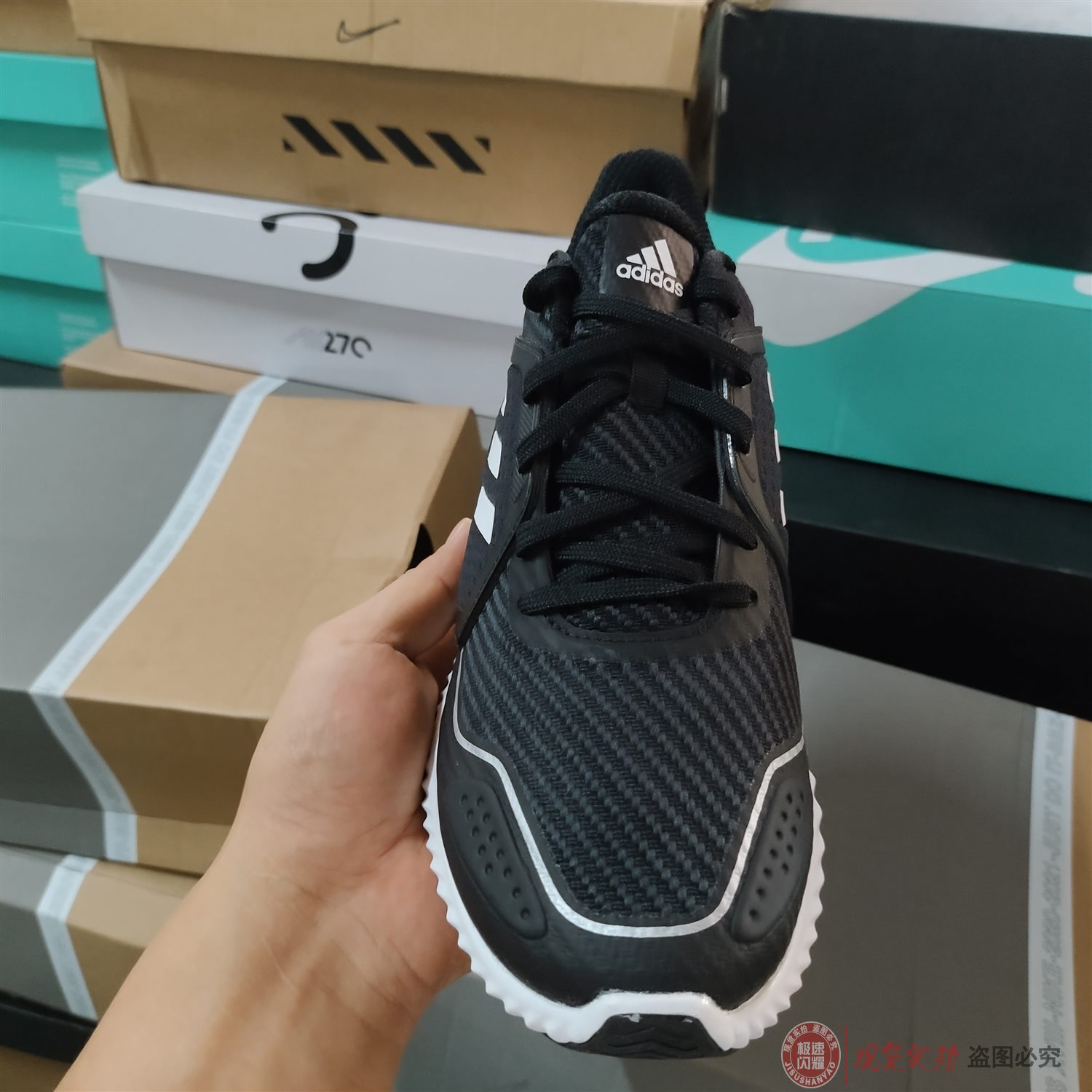 Adidas阿迪达斯男鞋女鞋冬季暖风保暖跑鞋bounce缓震跑步鞋G54872