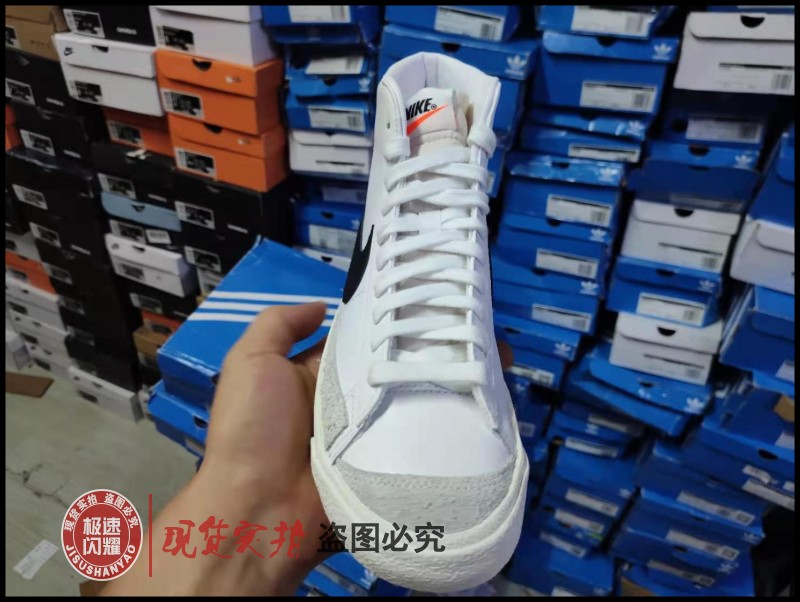 Nike耐克女鞋夏季新款开拓者高帮运动小白鞋板鞋潮CZ1055-100