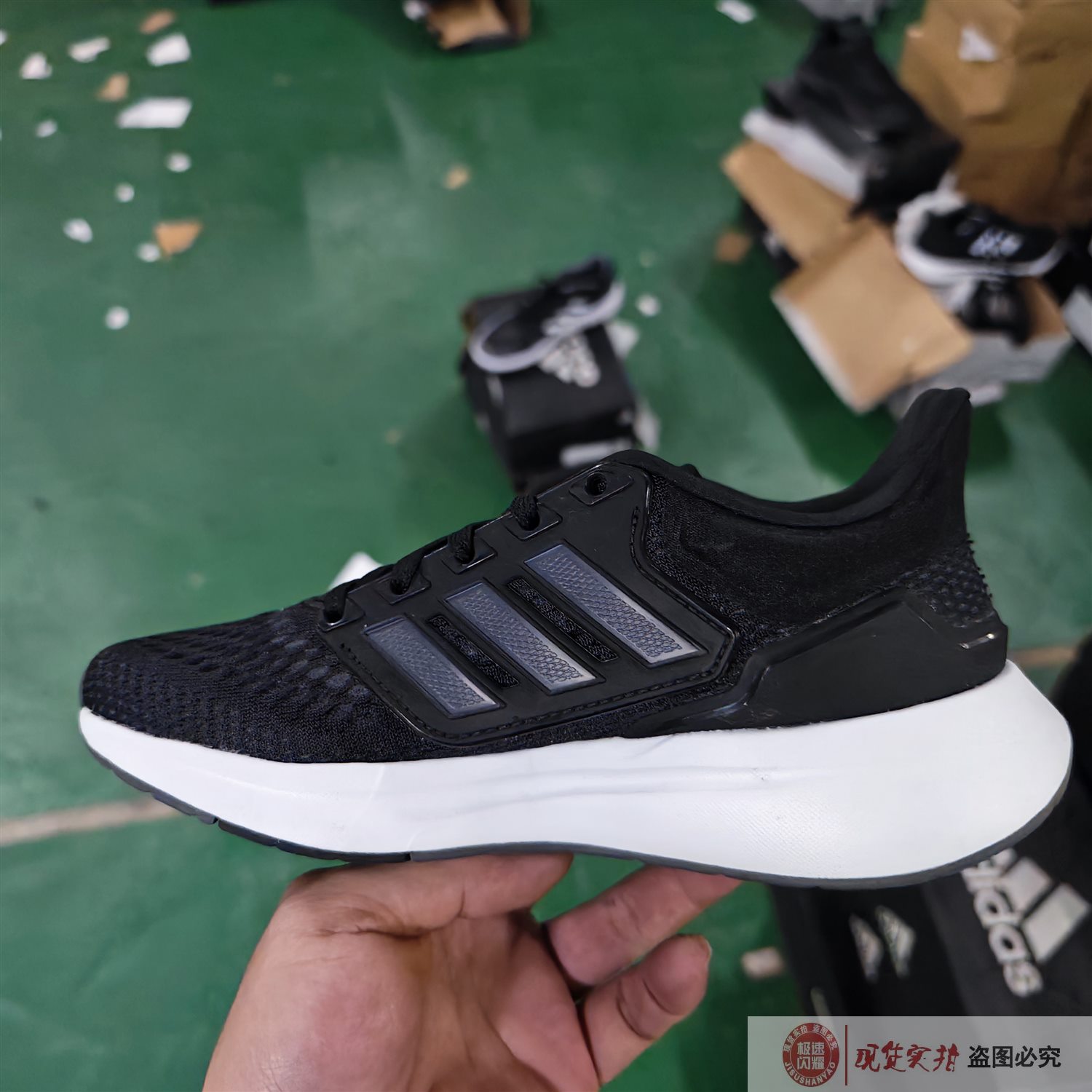 Adidas阿迪达斯男鞋EQ21 RUN网面透气跑步鞋GY2190 H00544 GZ0591-图2