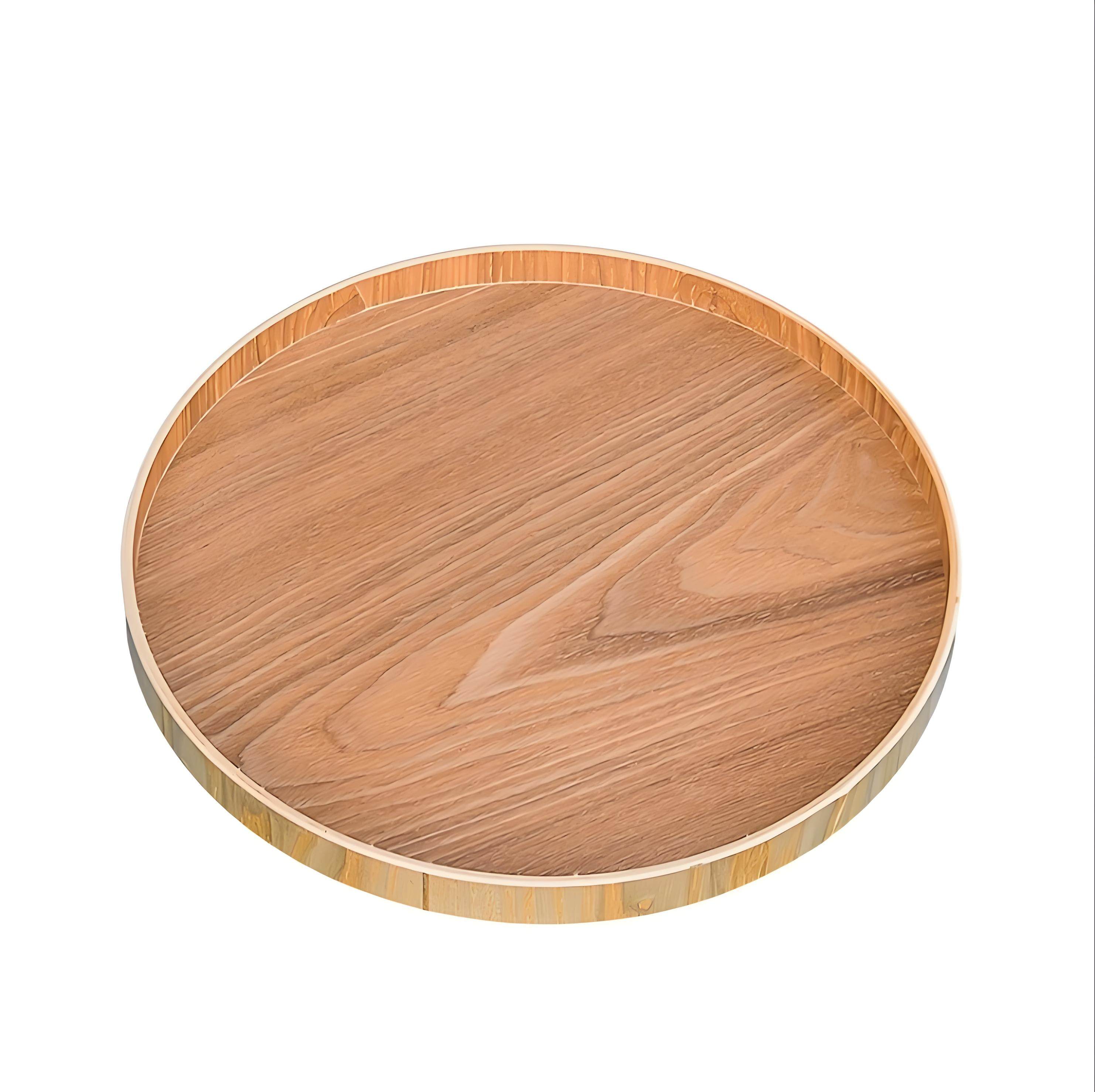 日式圆形木质托盘水果餐盘面包点心茶水盘酒店家用精致原木色盘子,淘宝优惠券,粉丝福利购,淘宝优惠卷