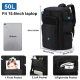 1000D Outdoor 50L ຄວາມຈຸຂະຫນາດໃຫຍ່ Tactical Mountaineering Bag Travel Camping Trip Sports Backpack ຖົງຄອມພິວເຕີ