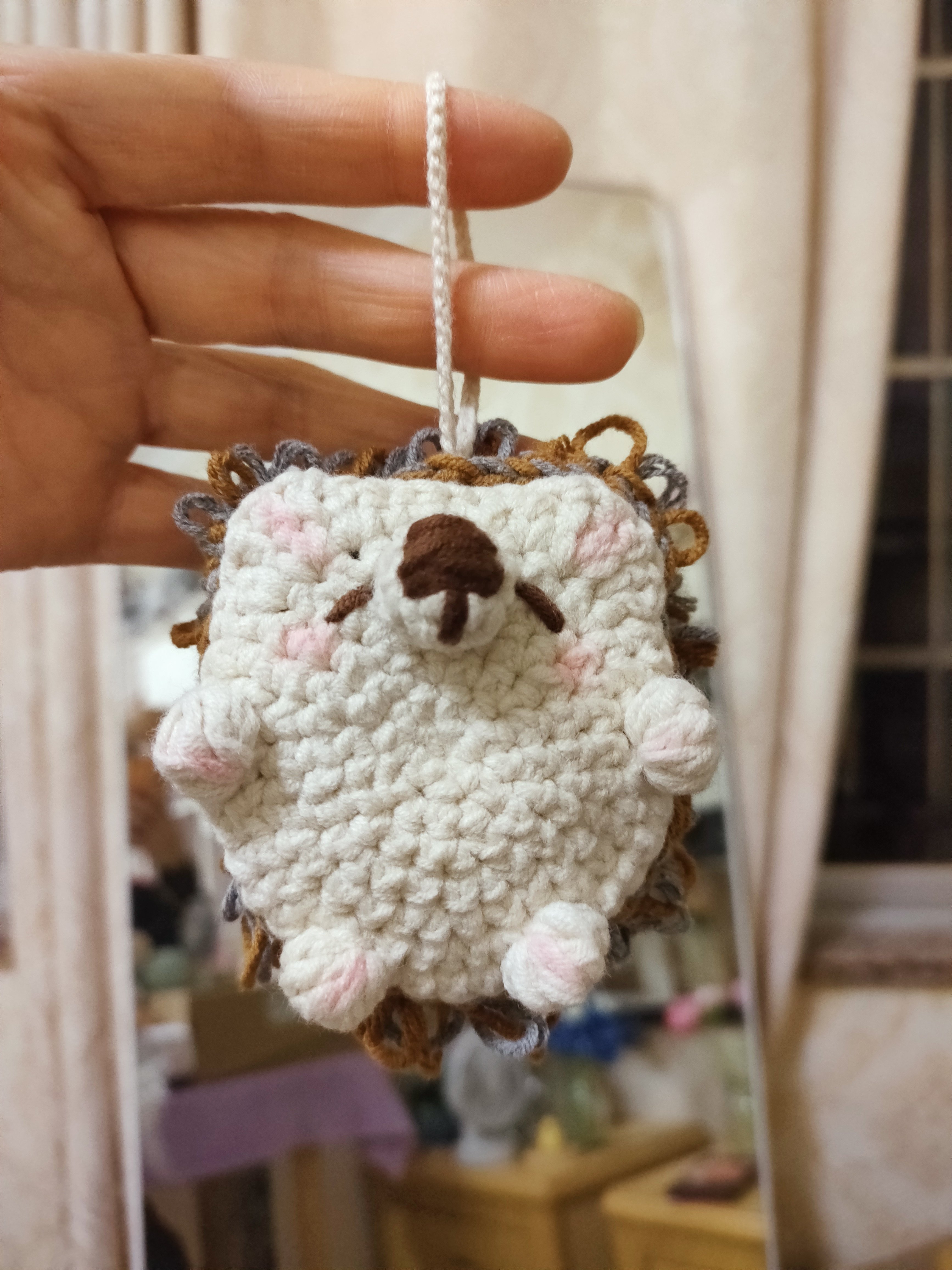 曼曼的diy创意小刺猬耳机包迷你零钱包挂件玩偶diy材料包送闺蜜礼,淘宝优惠券,粉丝福利购,淘宝优惠卷