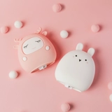 Бутылка с горячей водой самка теплая рука, силикон желудка, милый маленький инъекция воды Студент мультфильм плюшевые маленькие ирригационные бутылки с теплой водой