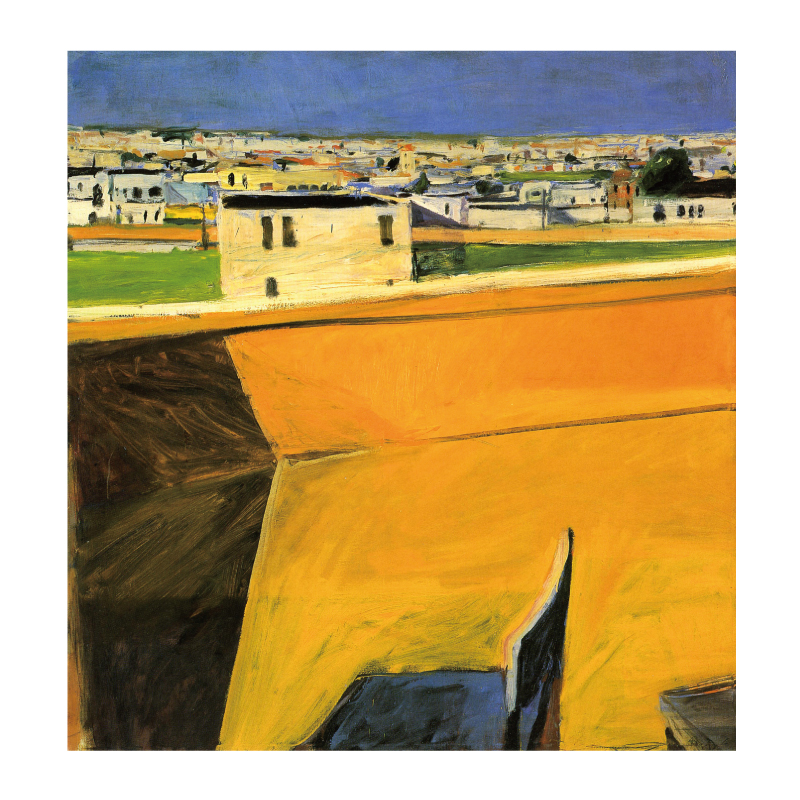 迪本科恩 Diebenkorn 电子图片 抽象油画 现代表现主义装饰画素材 - 图0