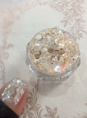 【登高系列】青蓝自调高品闪粉亮片素材