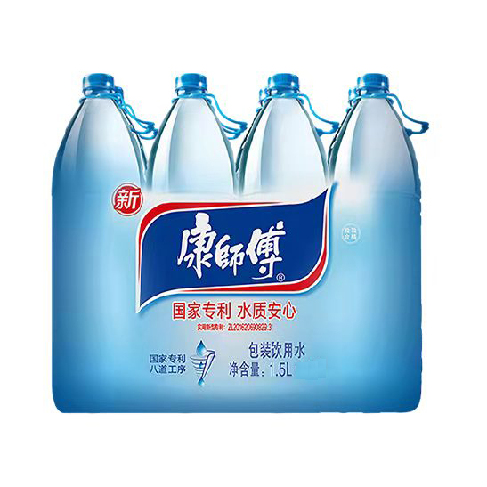 康师傅包装饮用水 1.5L*8瓶整包矿泉水家庭用水大瓶水 京津冀包邮 - 图3