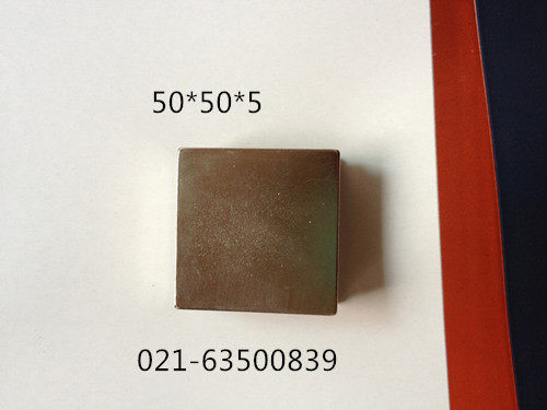 促销N52 正方形银色 磁铁F50x50x5MM 强磁 稀土永磁钕铁硼  磁钢 - 图0
