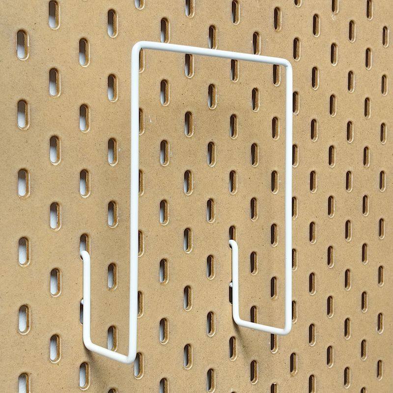 Perforated board letter rack notebook storage compatible with one store