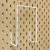 Perforated board letter rack notebook storage compatible with one store