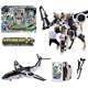 Genuine dazzling card fighter 3 blade knight season 3 toy transforming robot children boy 2 mecha 2 king kong
