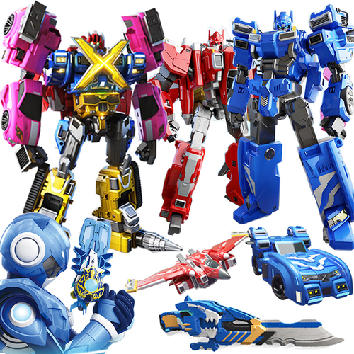 迷你特工队X变形玩具光之枪露西塞米弗特麦克斯秘密套装全套男孩S - 图0