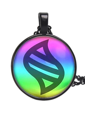 动漫周边宠物小精灵宝可梦mega进化石项链学生时光宝石极巨化吊坠