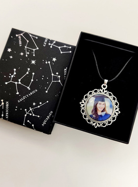 开学小学幼儿园定制礼物小朋友时光宝石项链DIY儿童伴手水晶吊坠