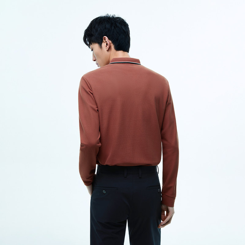 hla /海澜之家基础长袖棉男polo衫 海澜之家Polo衫